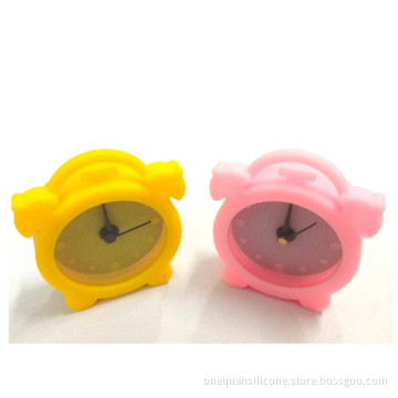 children's Portable Mini Silicone Clocks & wall clock square